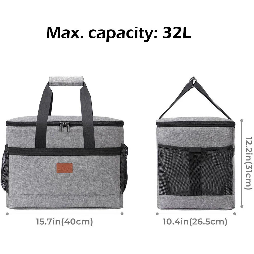 32L Insulated Soft Cooler Bag with Hard Liner