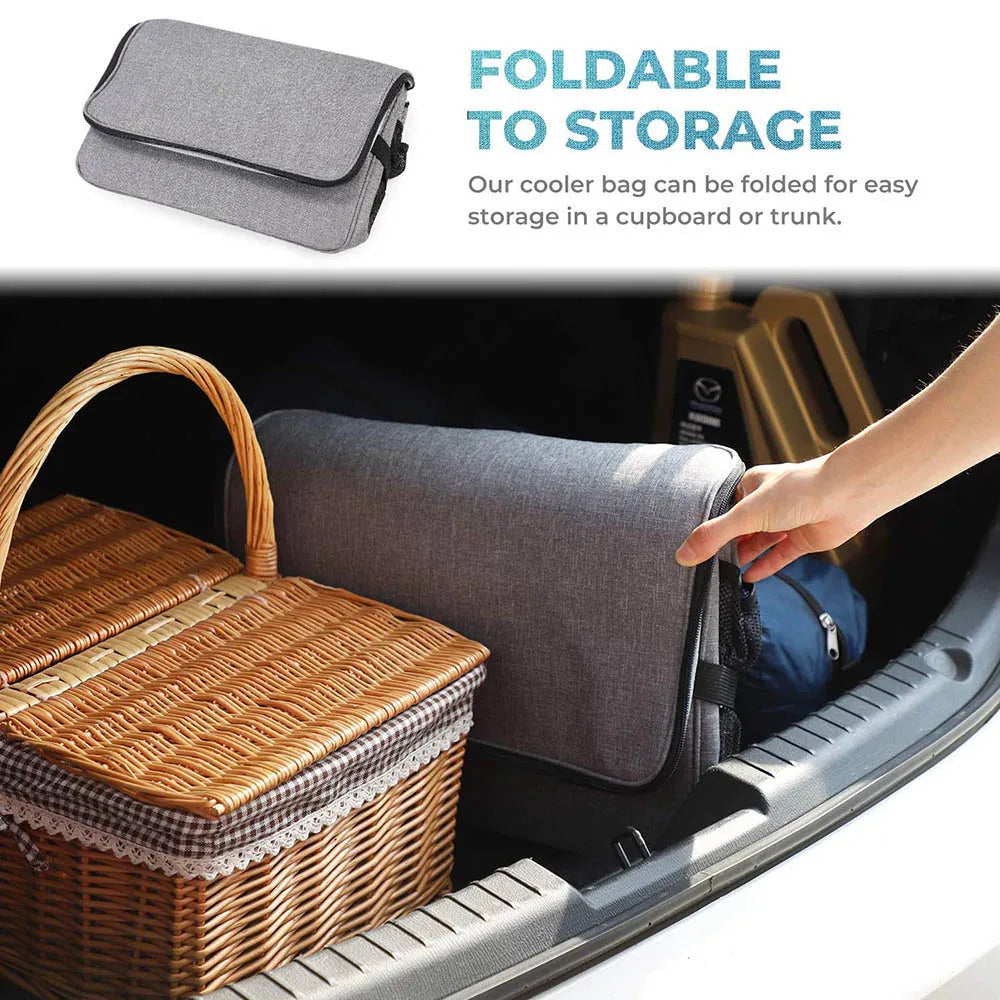 32L Insulated Soft Cooler Bag with Hard Liner