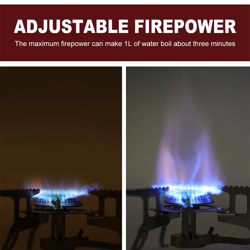 Widesea Camping Gas Stove – Strong Flame Outdoor Burner