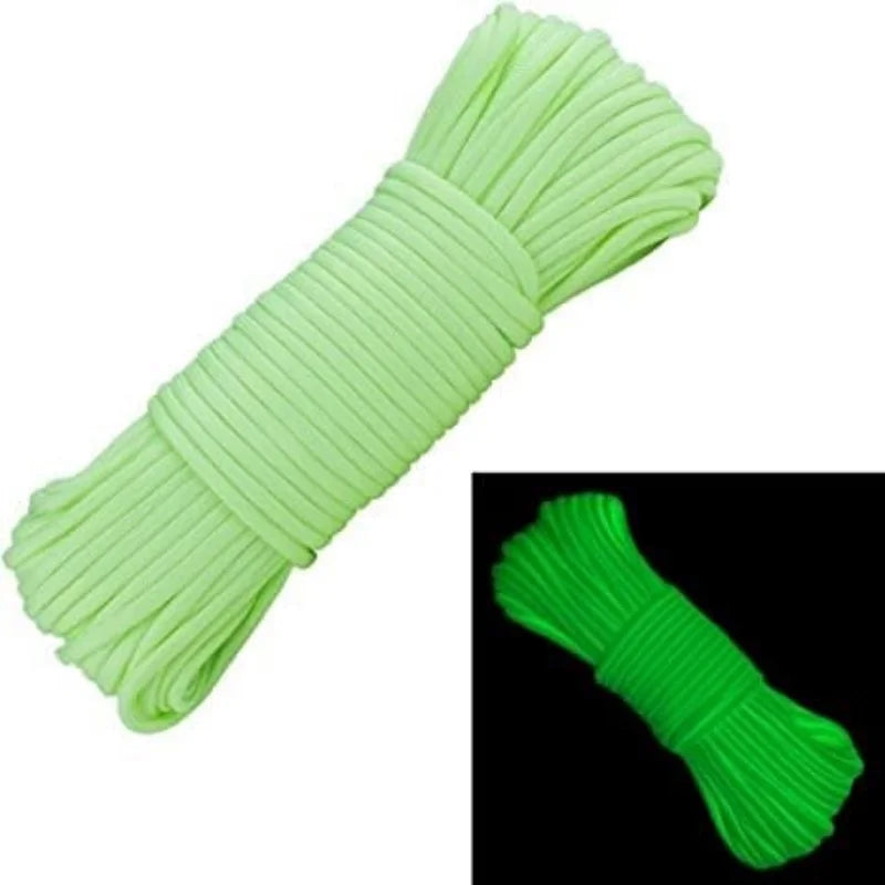 4mm Luminous Nylon Paracord 550 Tent Rope