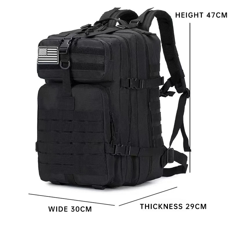Outdoor Tactical Hiking Backpack – 3P Multi-Functional Travel Bag