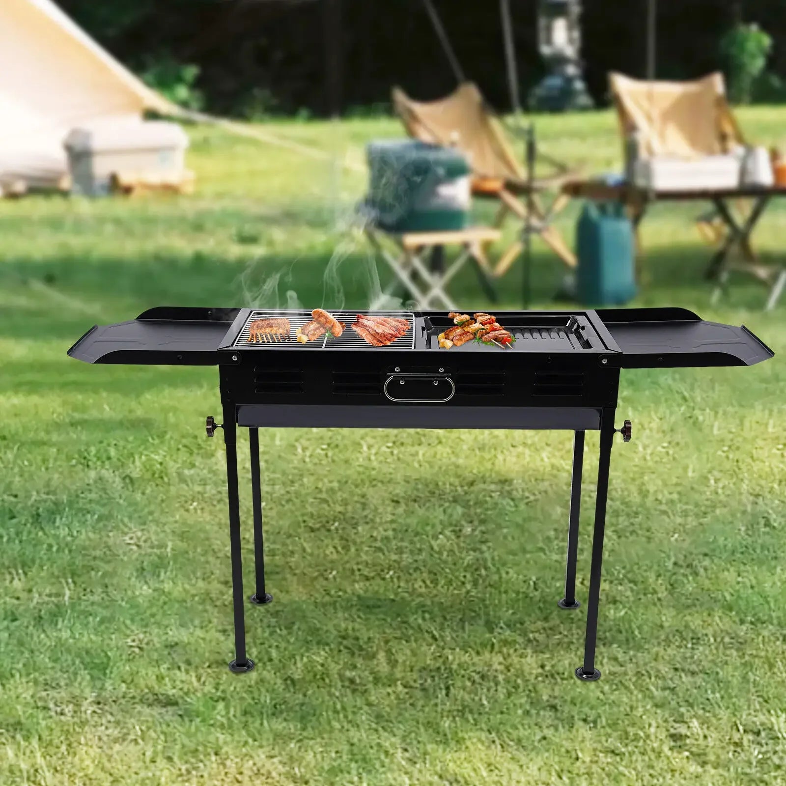 Portable Collapsible Charcoal BBQ Grill