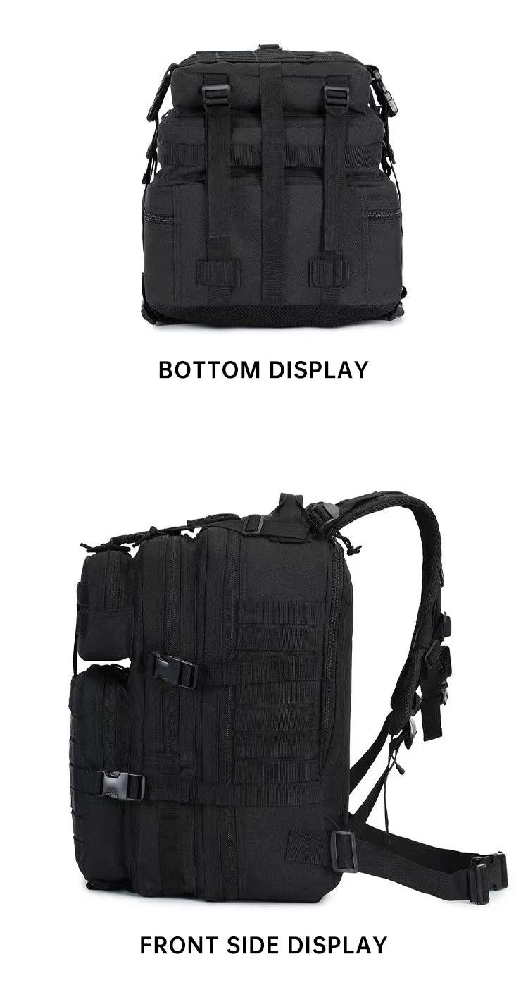 Outdoor Tactical Hiking Backpack – 3P Multi-Functional Travel Bag