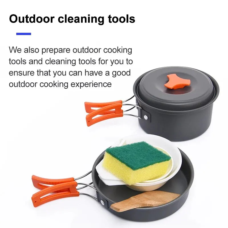 Widesea Camping Cookware Set for Outdoor Cooking
