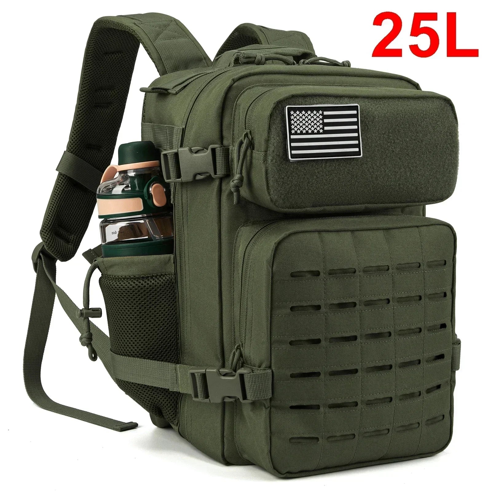 25L/45L Tactical MOLLE Backpack for Hiking & School