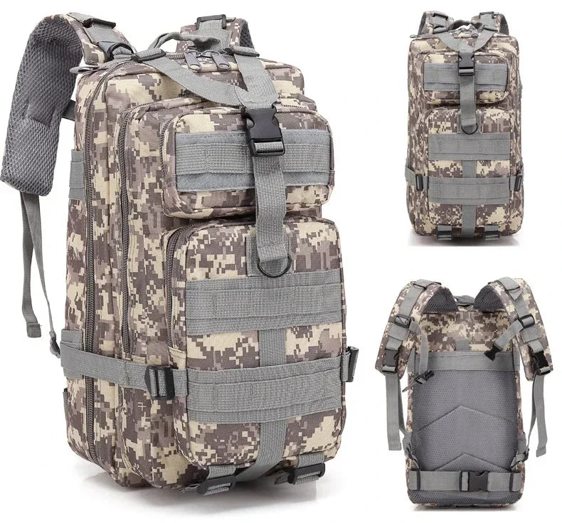Tactical Camouflage Fishing Backpack – Outdoor 3P Pack