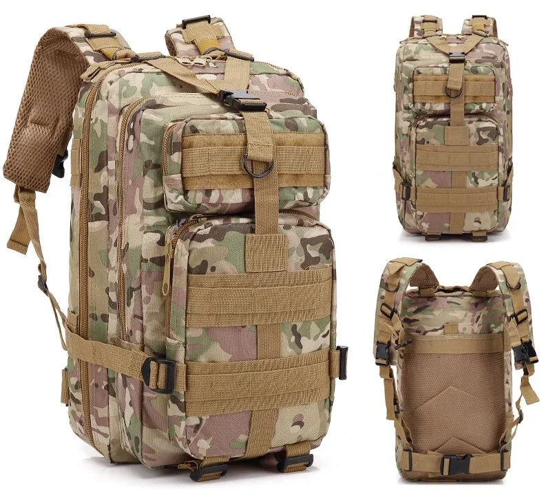 Tactical Camouflage Fishing Backpack – Outdoor 3P Pack