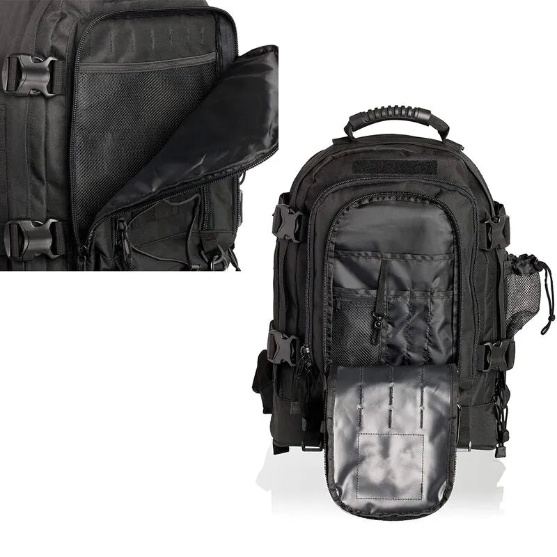 65L Tactical Waterproof Backpack for Camping & Hiking