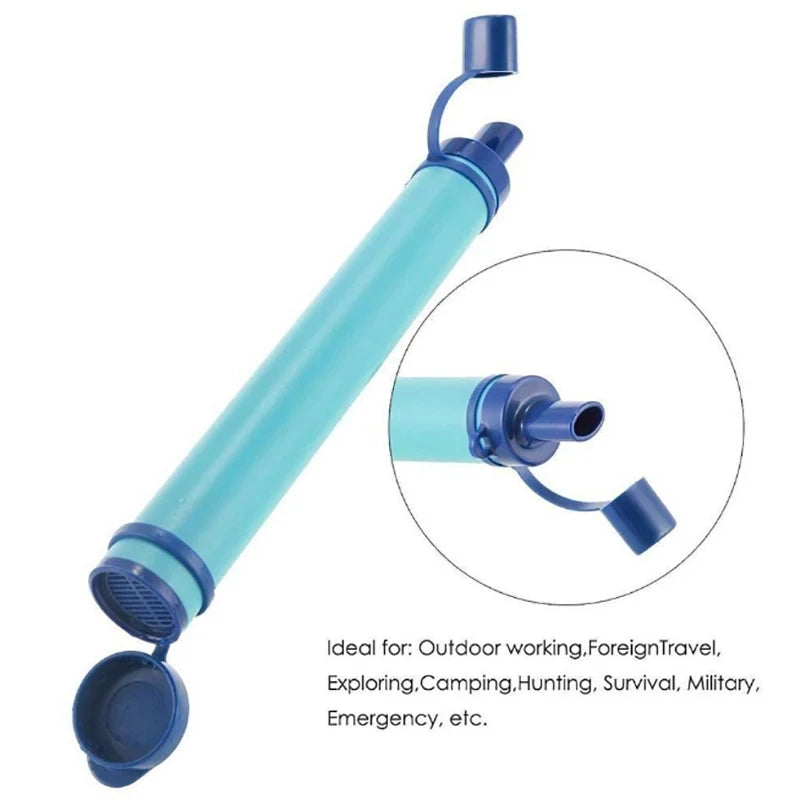 Personal Straw Water Filter – Outdoor Emergency Purifier