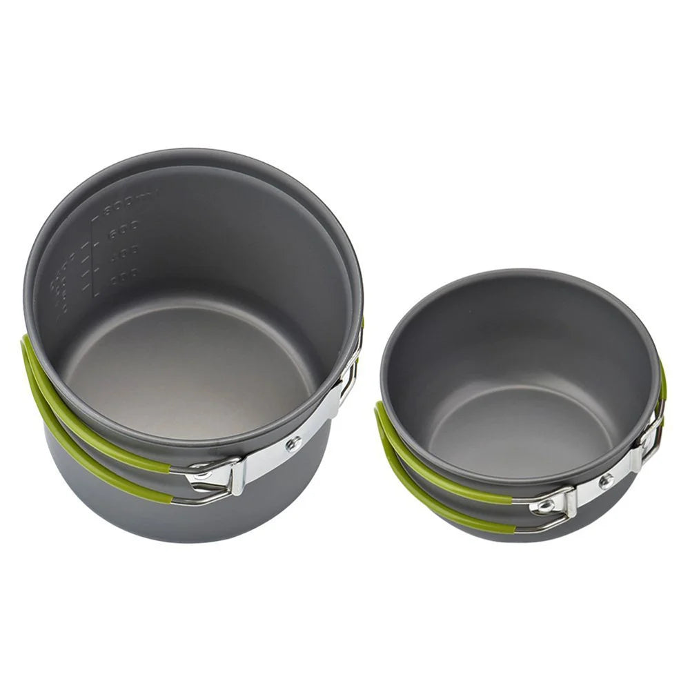Portable Camping Cookware Set – Outdoor Cooking Tableware