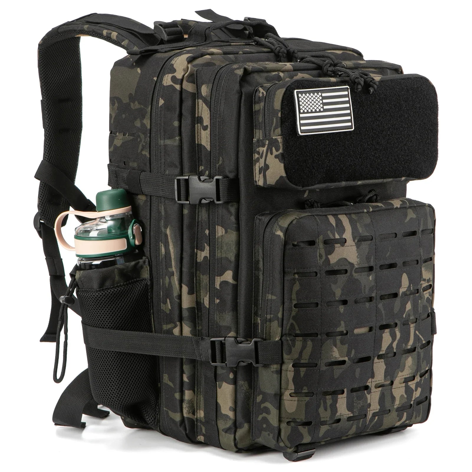 25L/45L Tactical MOLLE Backpack for Hiking & School