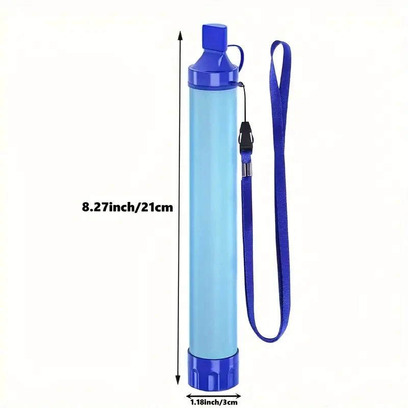 Personal Straw Water Filter – Outdoor Emergency Purifier