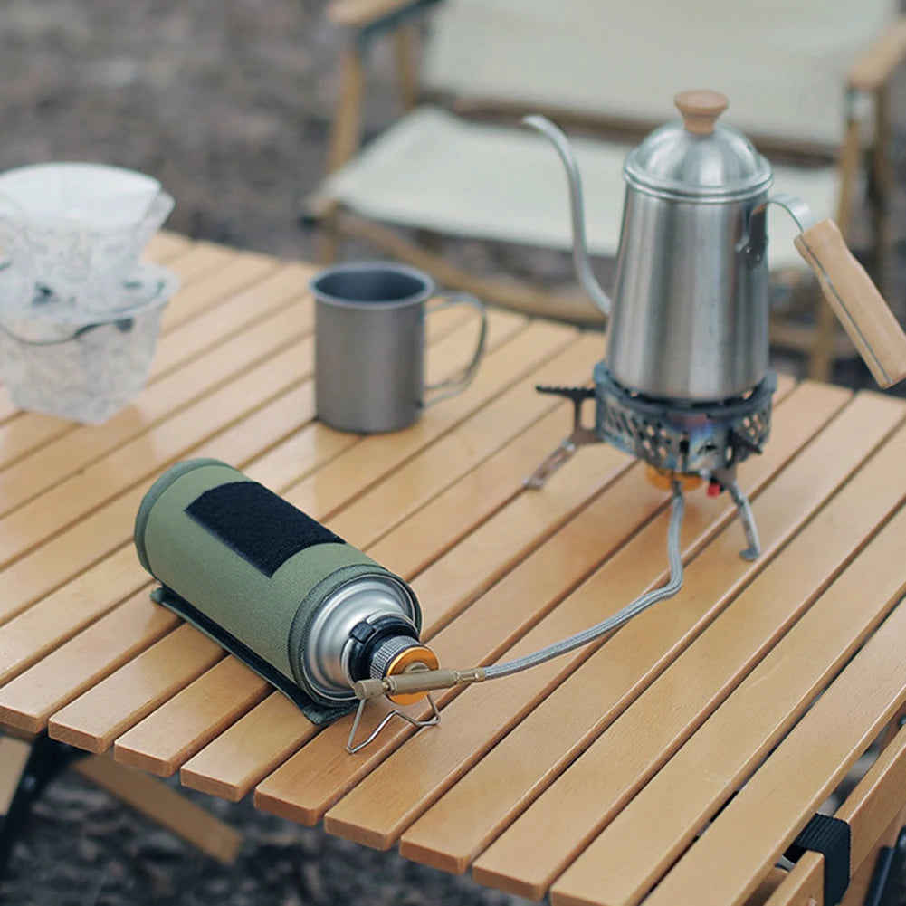 Butane Gas Adapter with Bracket for Camping Stove