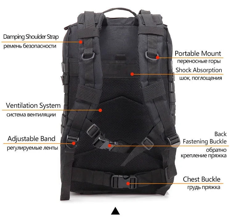 30L/50L Tactical Backpack for Hunting & Outdoor Travel