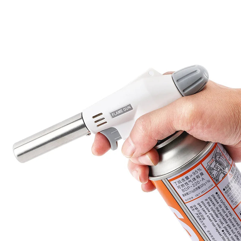 Butane Flame Gun Torch – Auto Ignition Gas Burner for BBQ & Camping
