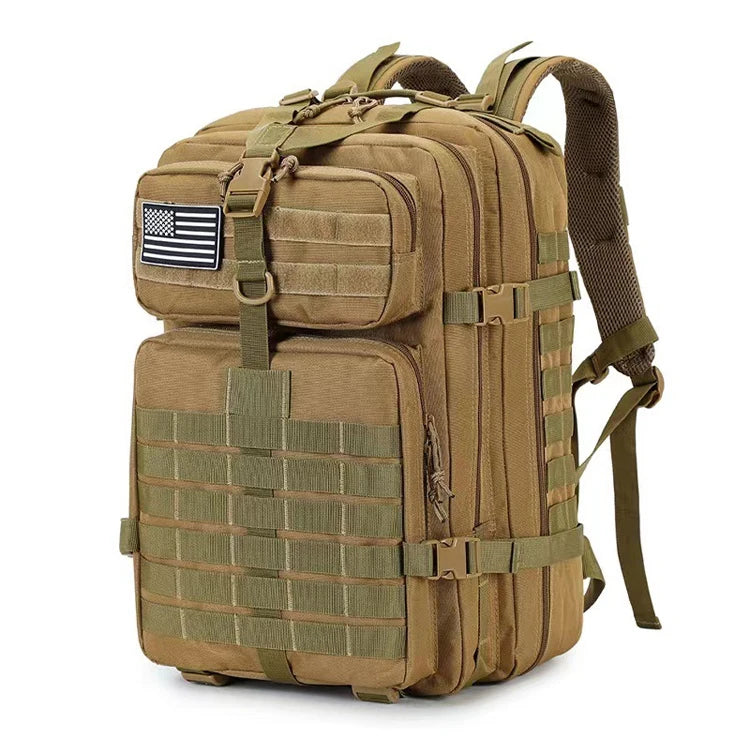 Outdoor Tactical Hiking Backpack – 3P Multi-Functional Travel Bag