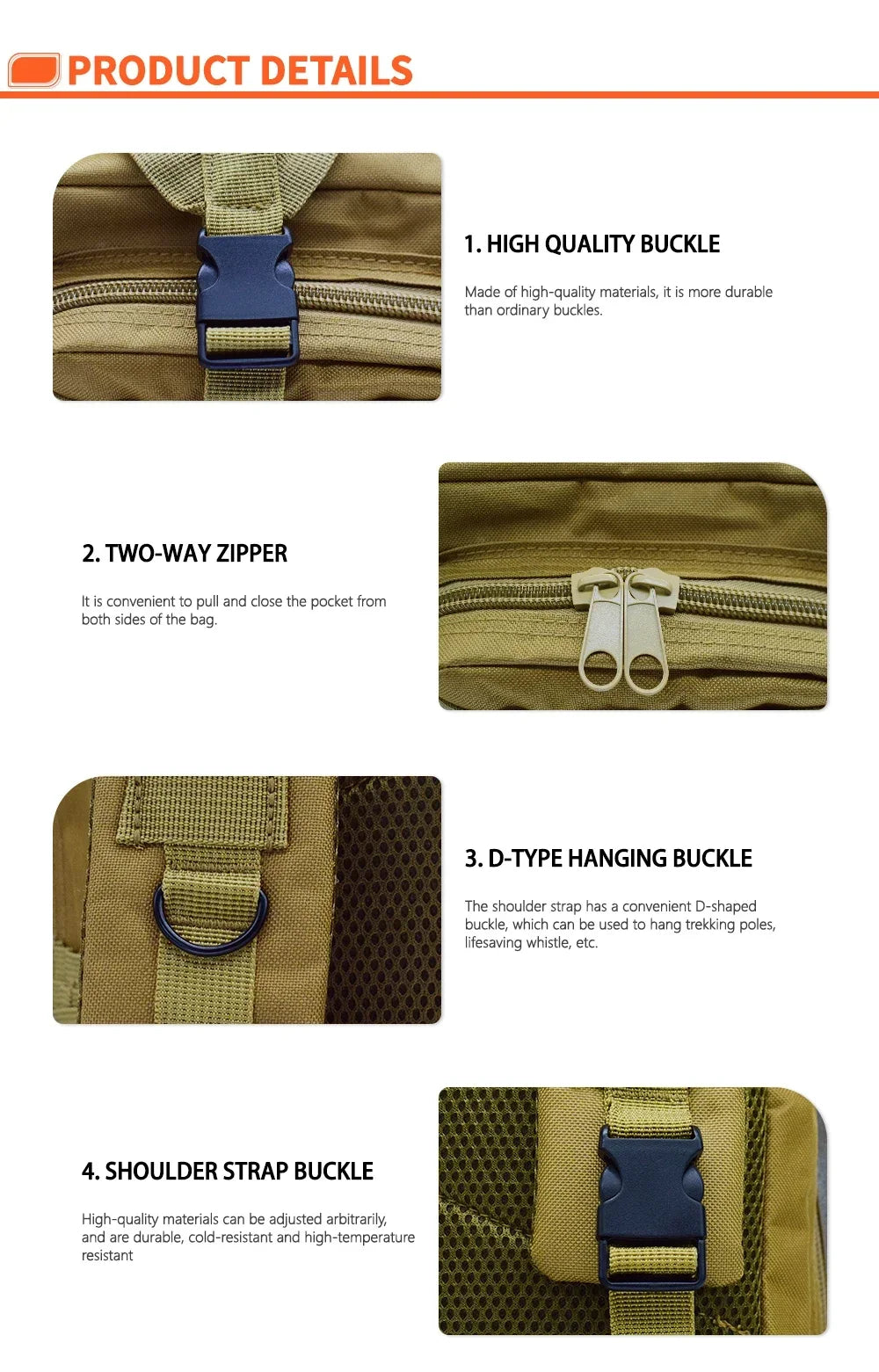 Tactical Camouflage Fishing Backpack – Outdoor 3P Pack