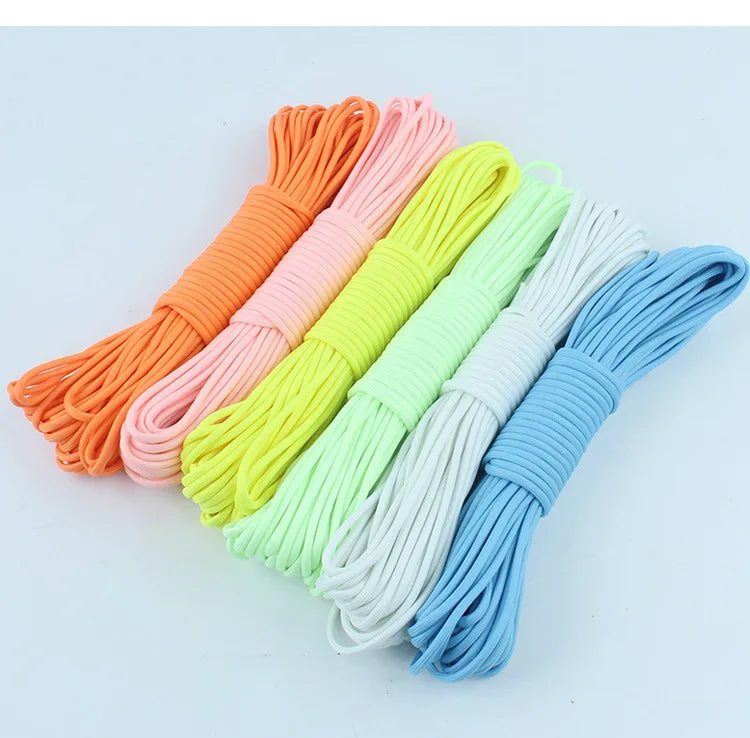 4mm Luminous Nylon Paracord 550 Tent Rope
