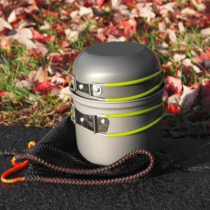 Portable Camping Cookware Set – Outdoor Cooking Tableware