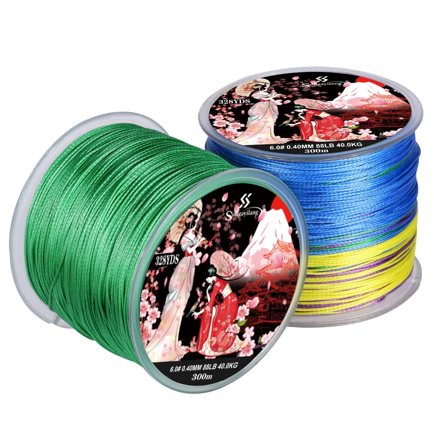 Sougayilang 300M 8-Strand Braided Fishing Line – X8 Multifilament