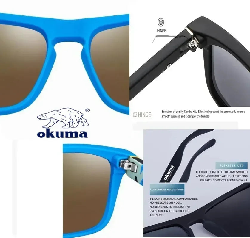 Okuma Polarized UV400 Sunglasses for Men & Womem