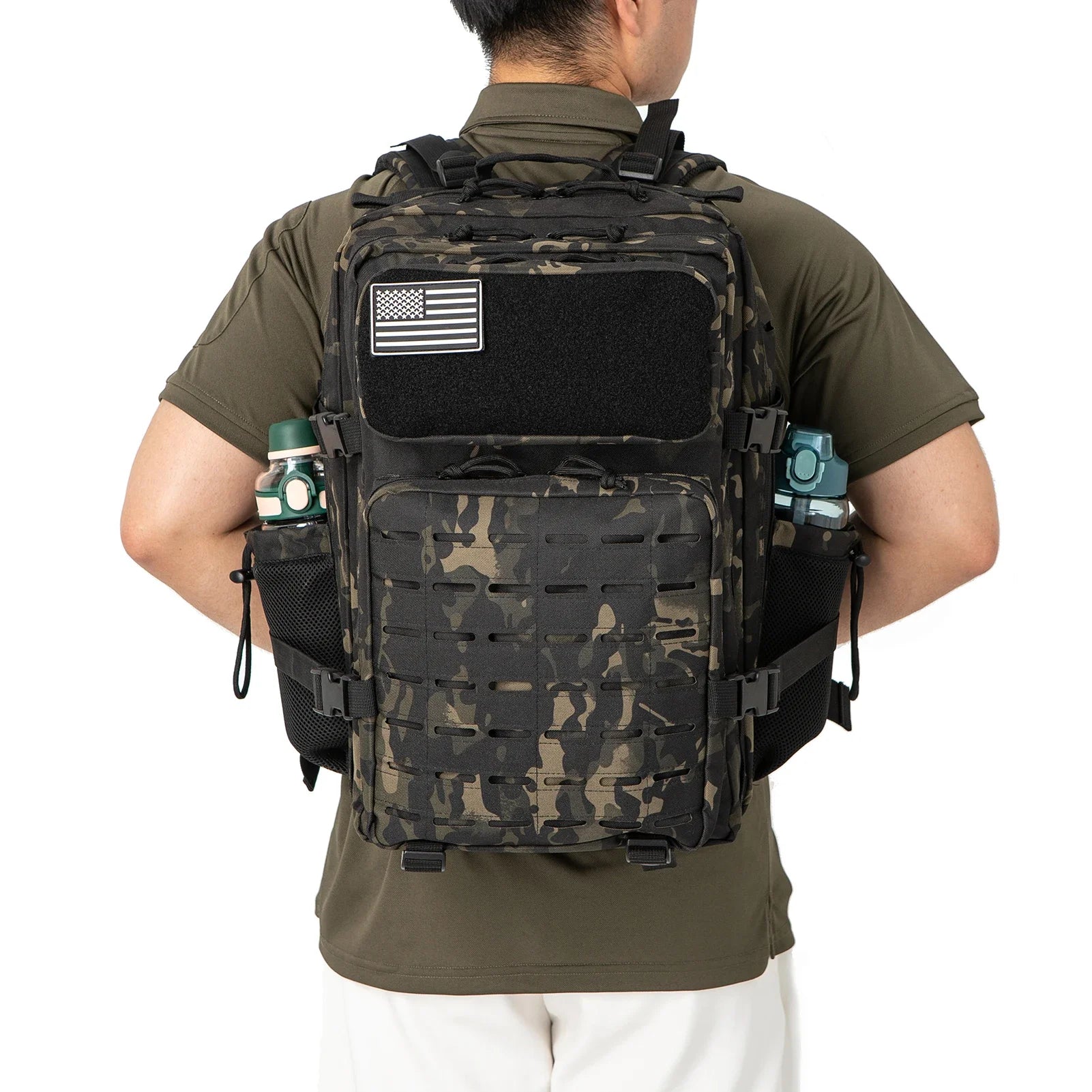 25L/45L Tactical MOLLE Backpack for Hiking & School