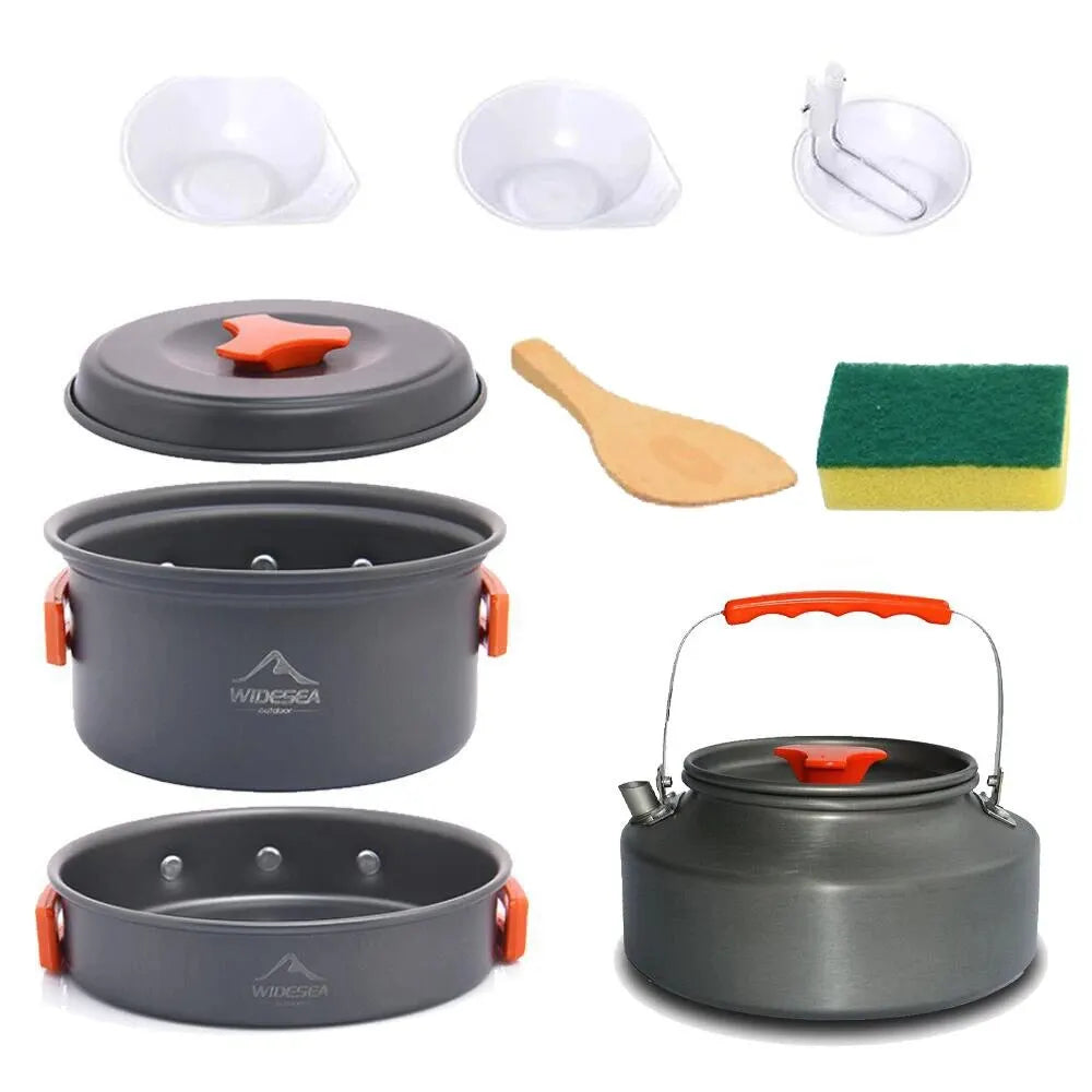 Widesea Camping Cookware Set for Outdoor Cooking