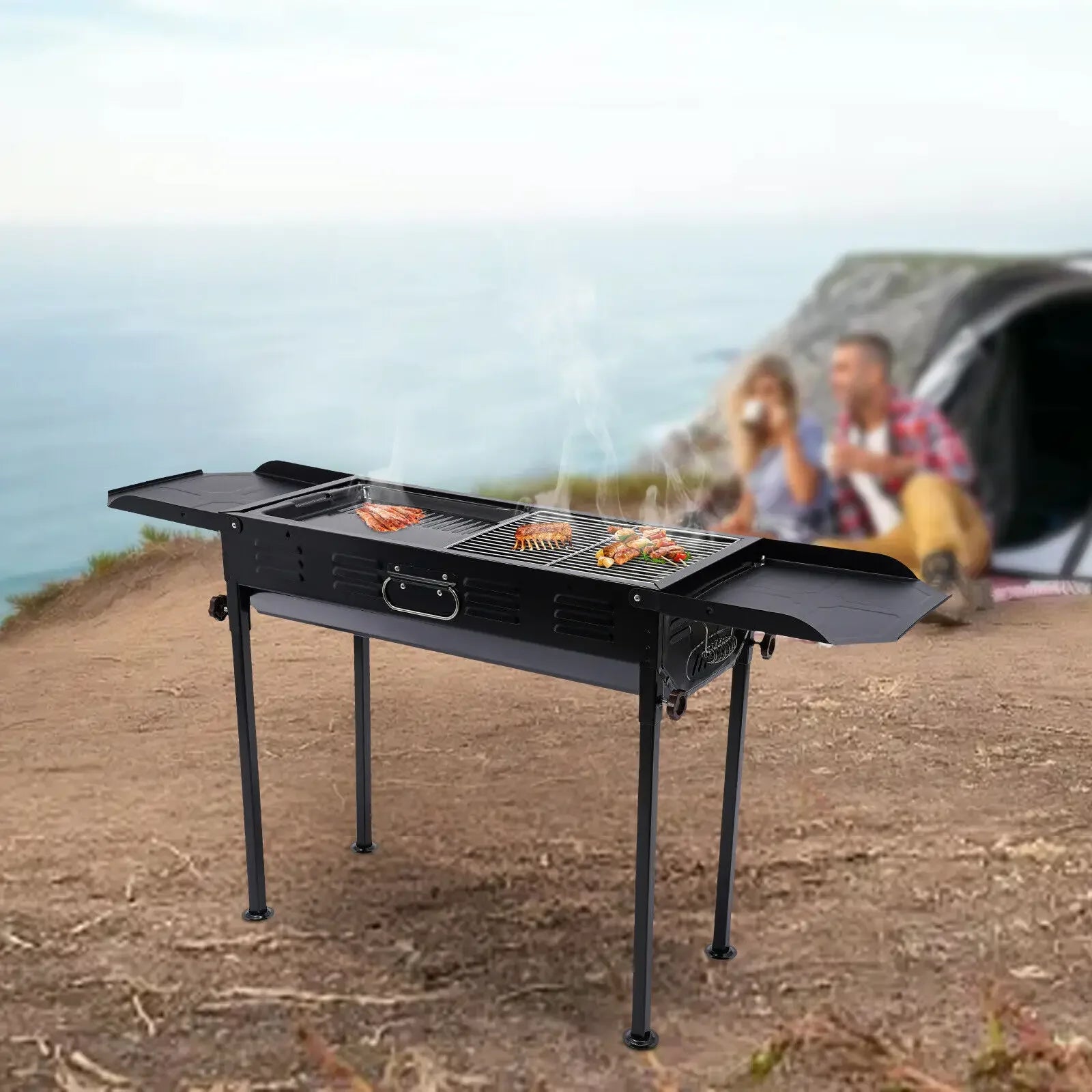 Portable Collapsible Charcoal BBQ Grill
