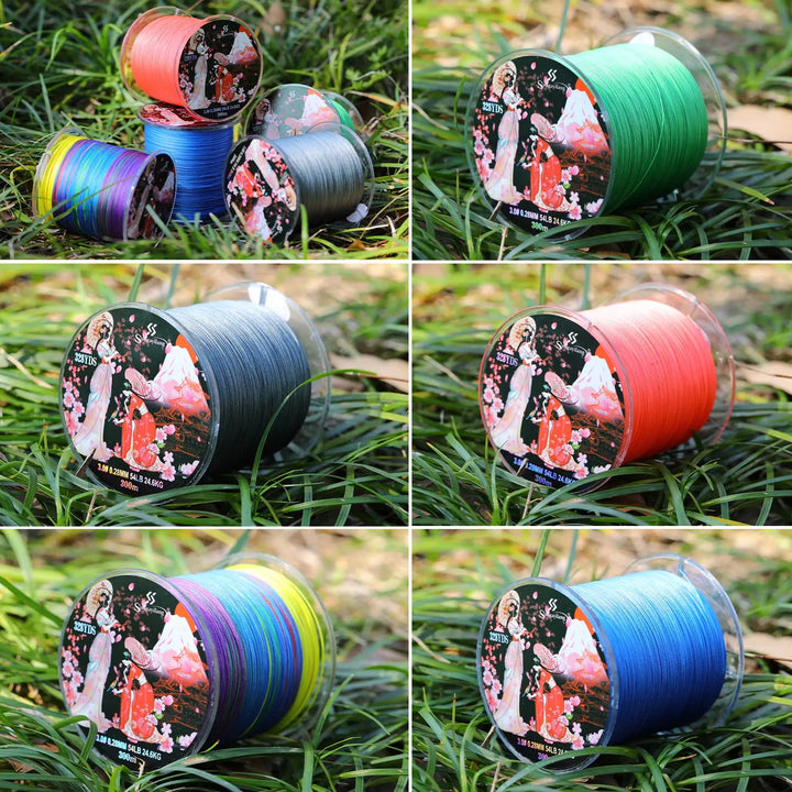 Sougayilang 300M 8-Strand Braided Fishing Line – X8 Multifilament