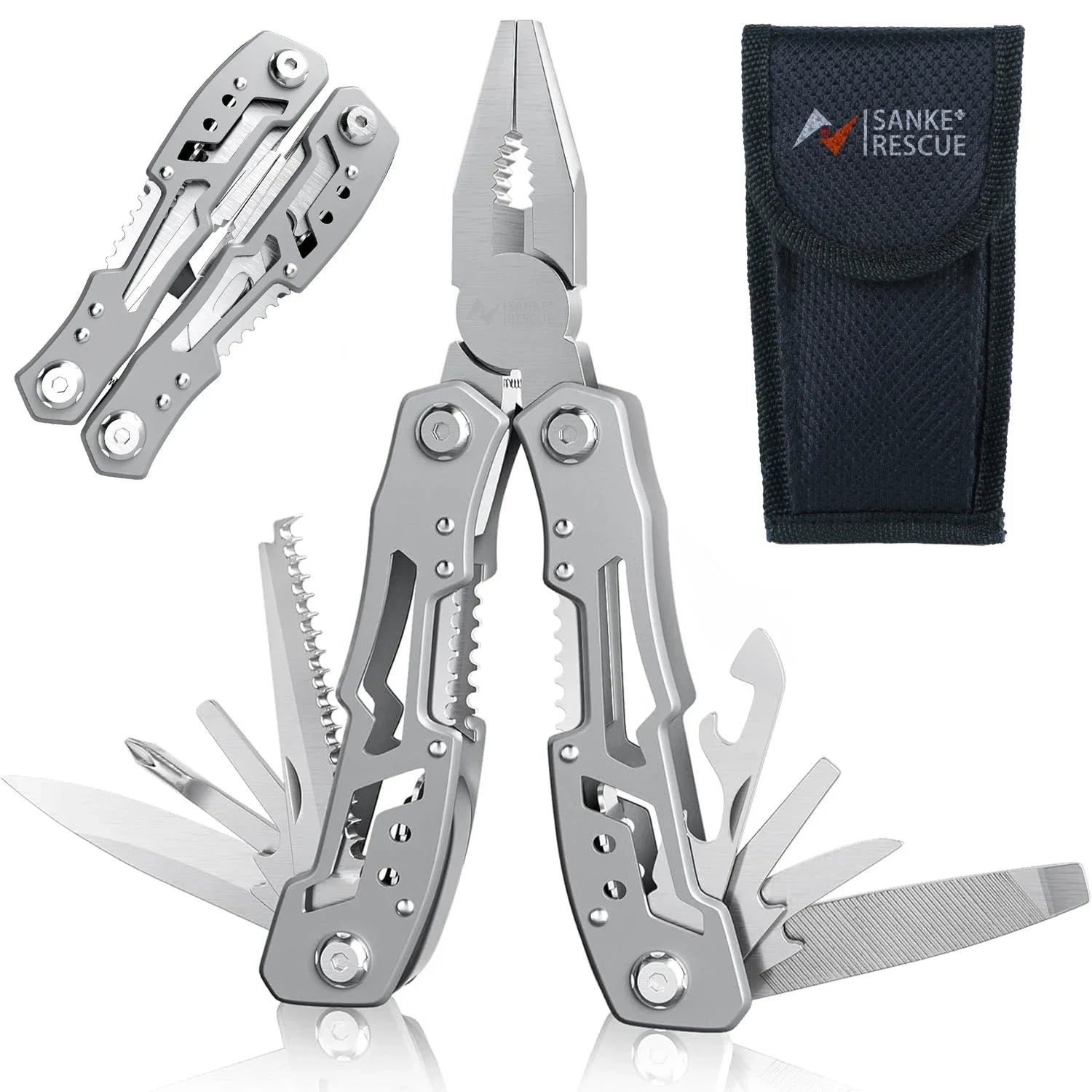 Multi-Tool Folding Knife – EDC Pliers & Scissors for Outdoor Survival