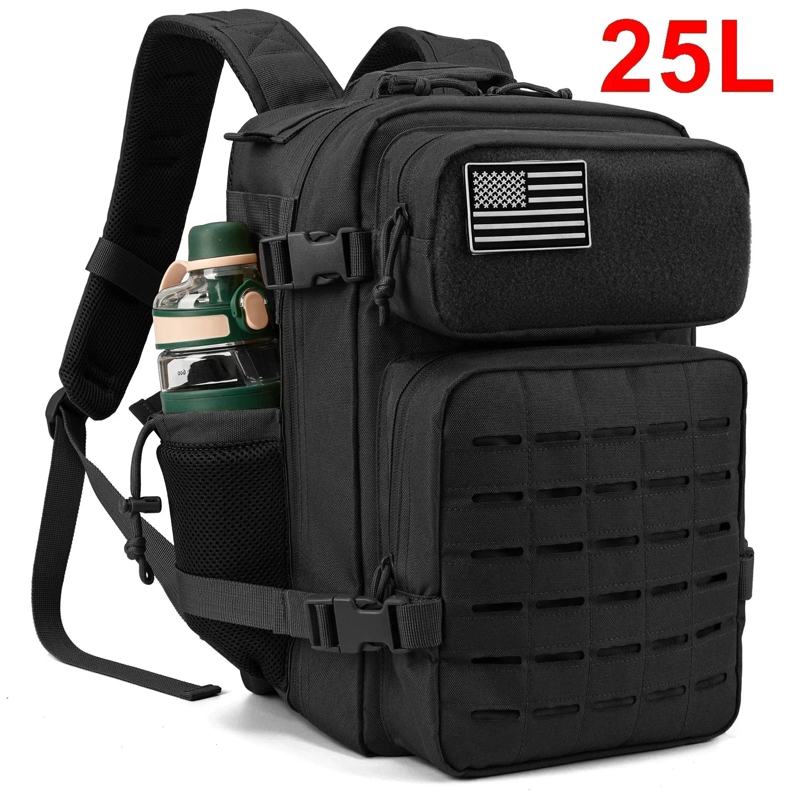 25L/45L Tactical MOLLE Backpack for Hiking & School