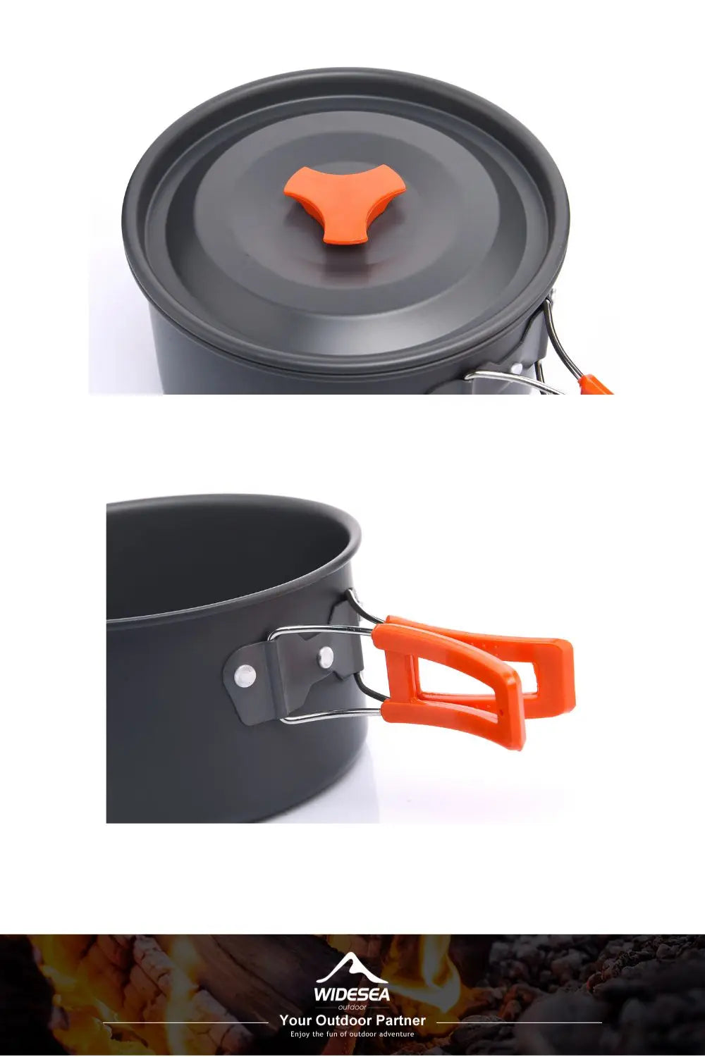 Widesea Camping Cookware Set for Outdoor Cooking