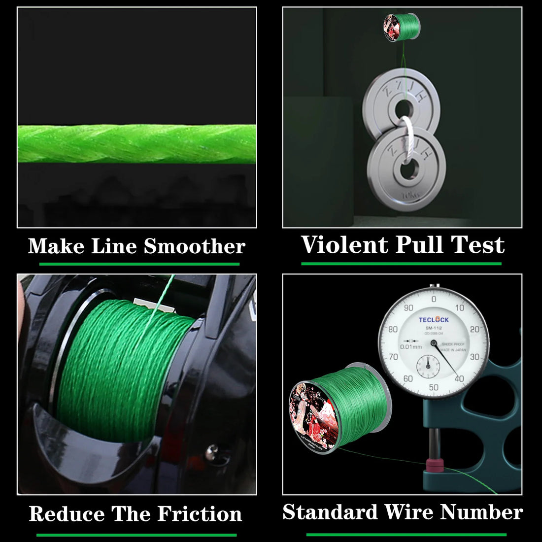 Sougayilang 300M 8-Strand Braided Fishing Line – X8 Multifilament
