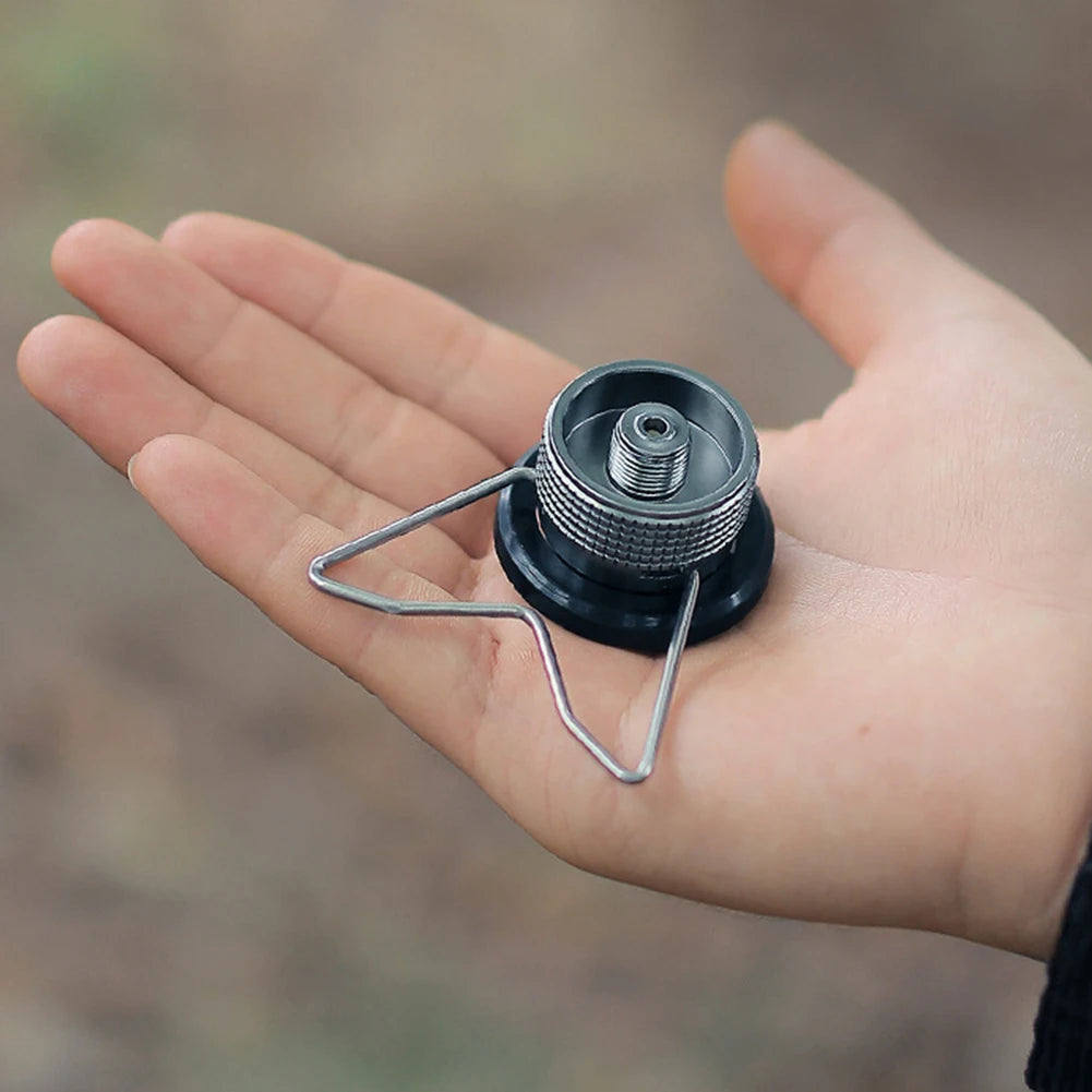 Butane Gas Adapter with Bracket for Camping Stove