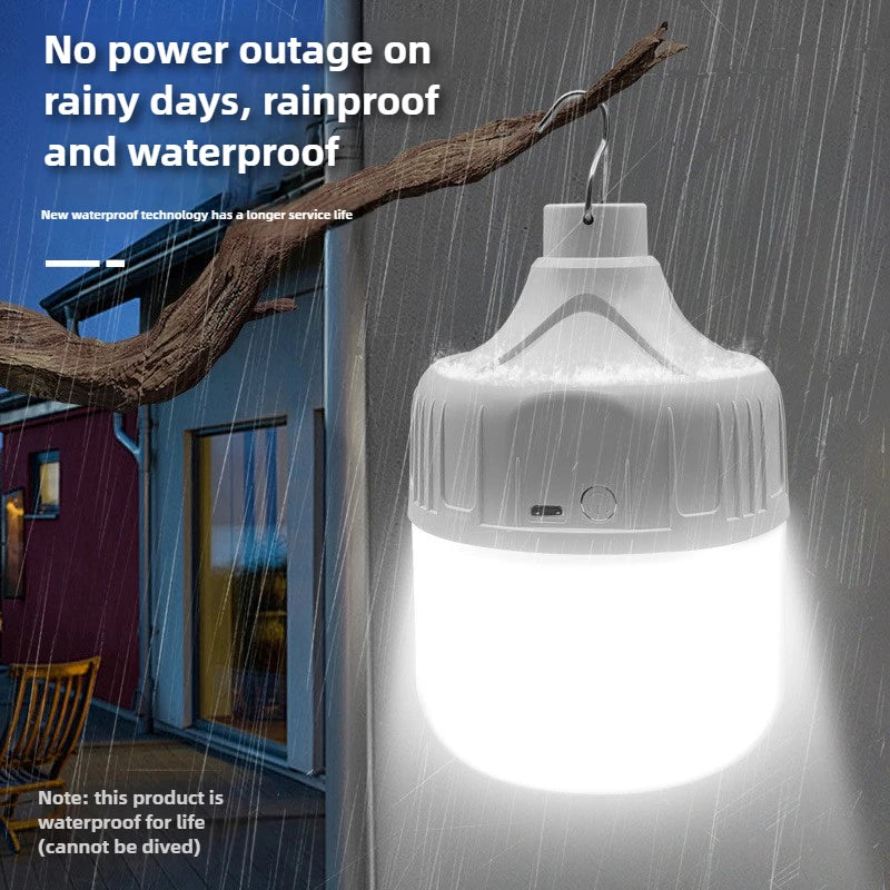 USB Rechargeable Waterproof Camping Light Bulb