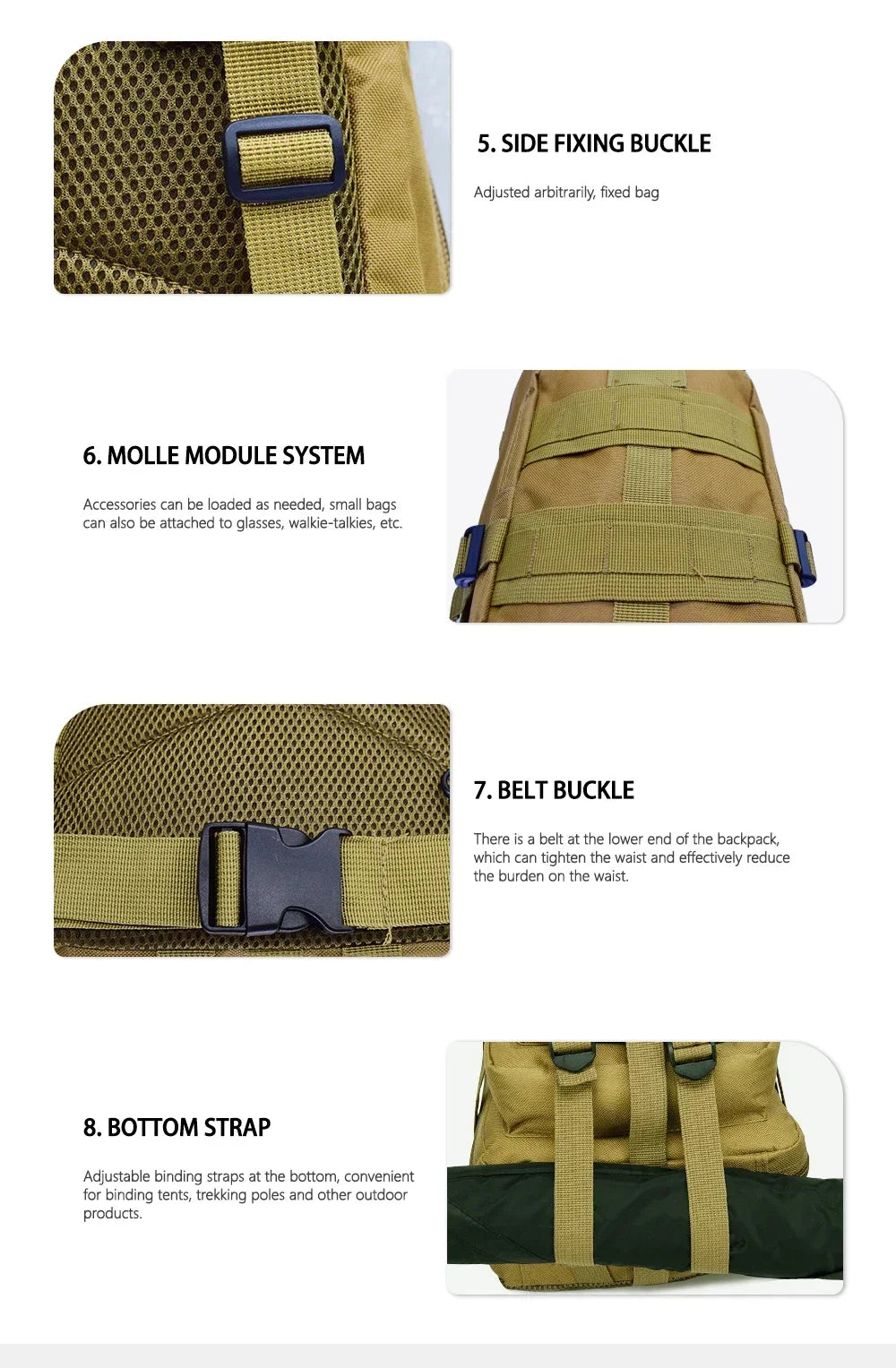 Tactical Camouflage Fishing Backpack – Outdoor 3P Pack