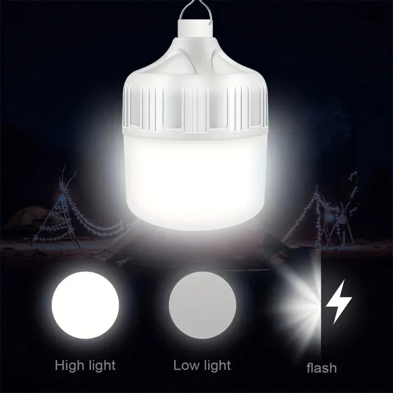 USB Rechargeable Waterproof Camping Light Bulb