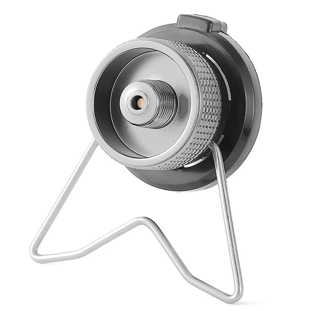Butane Gas Adapter with Bracket for Camping Stove
