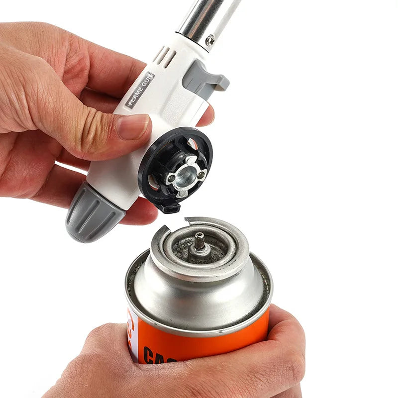 Butane Flame Gun Torch – Auto Ignition Gas Burner for BBQ & Camping