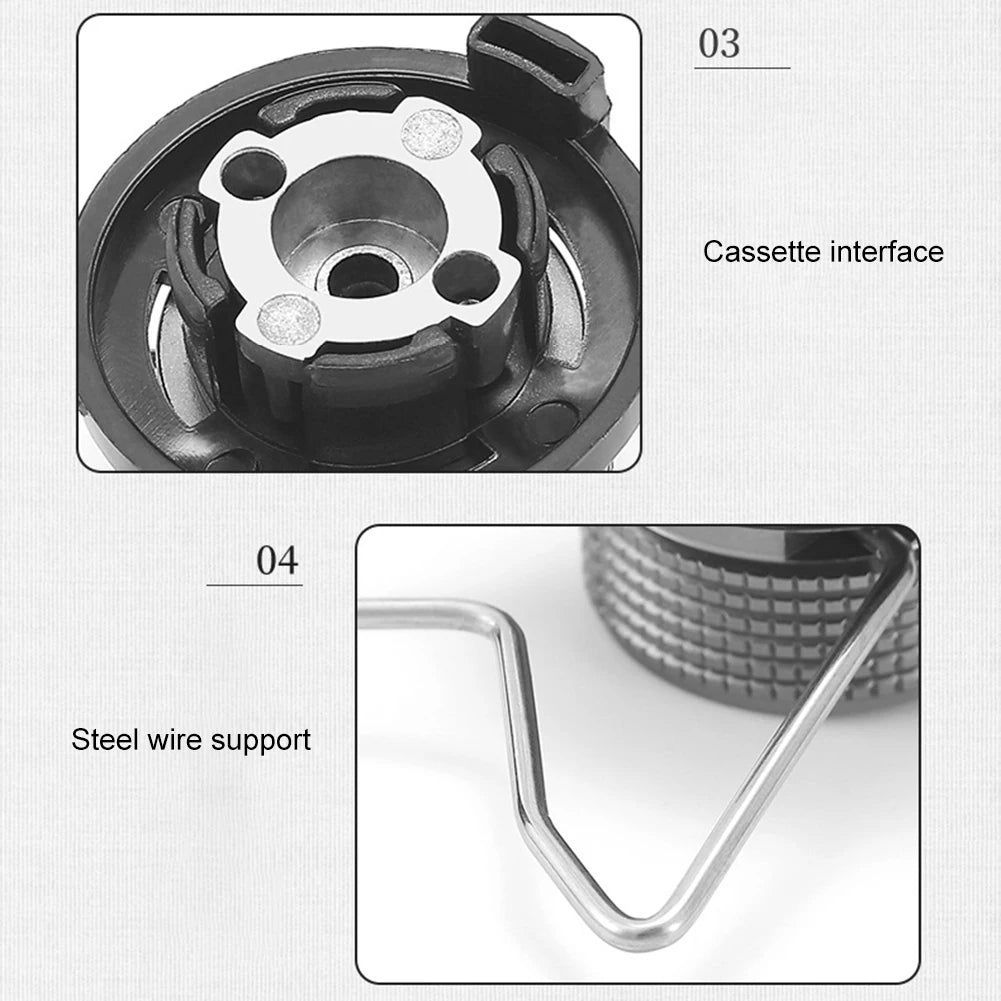 Butane Gas Adapter with Bracket for Camping Stove