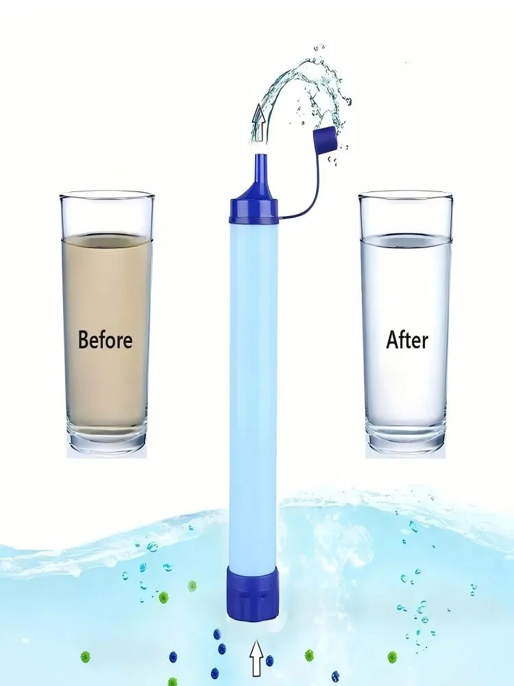 Personal Straw Water Filter – Outdoor Emergency Purifier