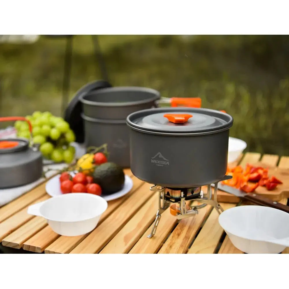Widesea Camping Cookware Set for Outdoor Cooking