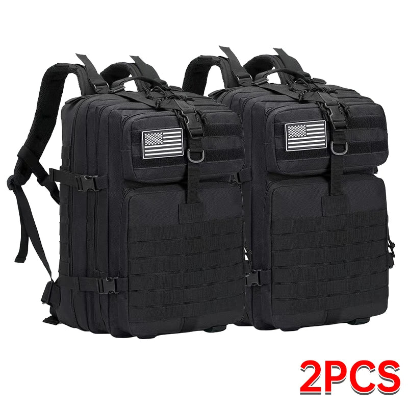 Outdoor Tactical Hiking Backpack – 3P Multi-Functional Travel Bag
