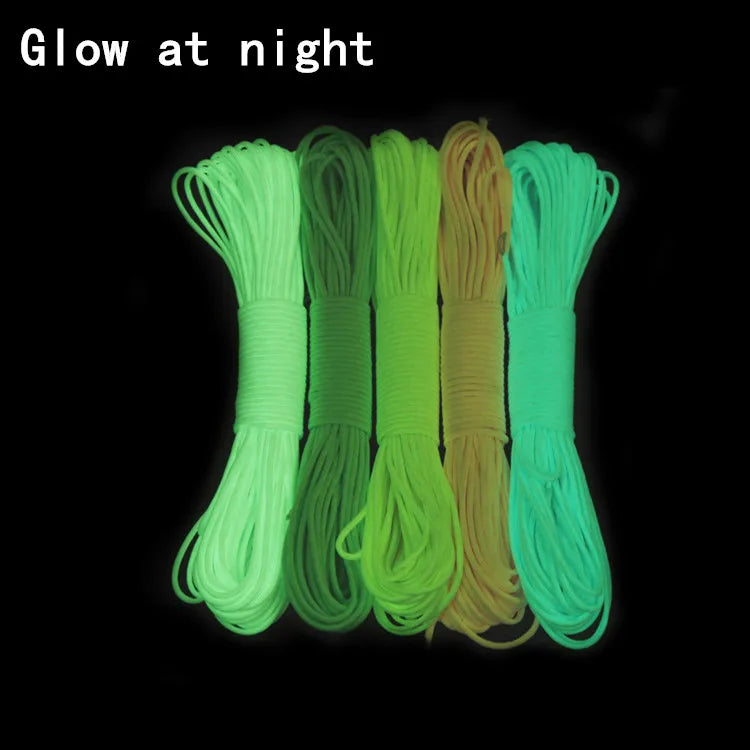 4mm Luminous Nylon Paracord 550 Tent Rope