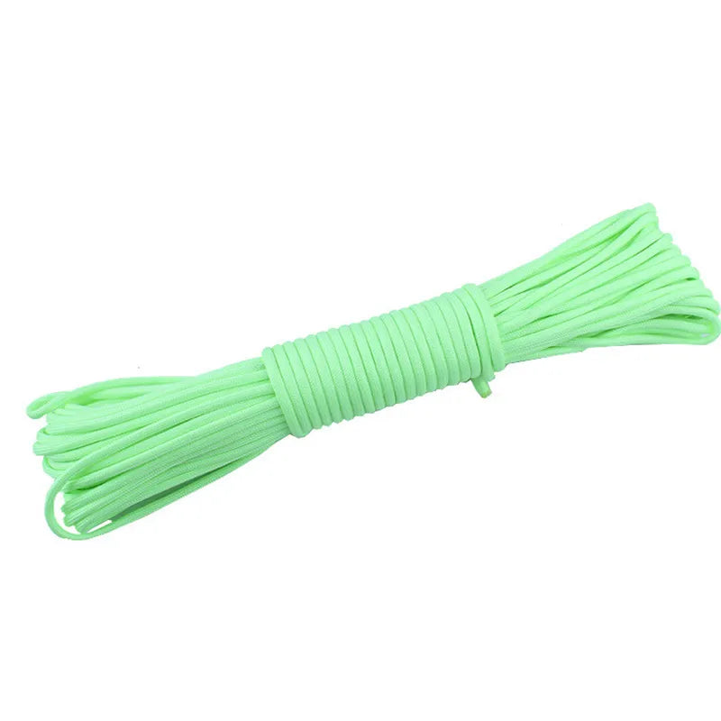 4mm Luminous Nylon Paracord 550 Tent Rope
