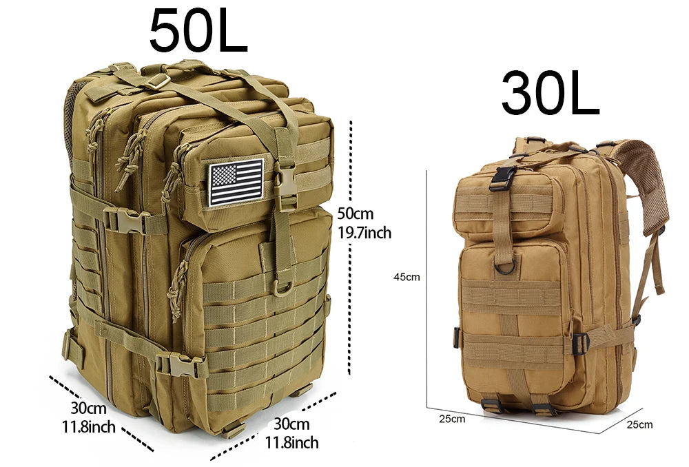30L/50L Tactical Backpack for Hunting & Outdoor Travel