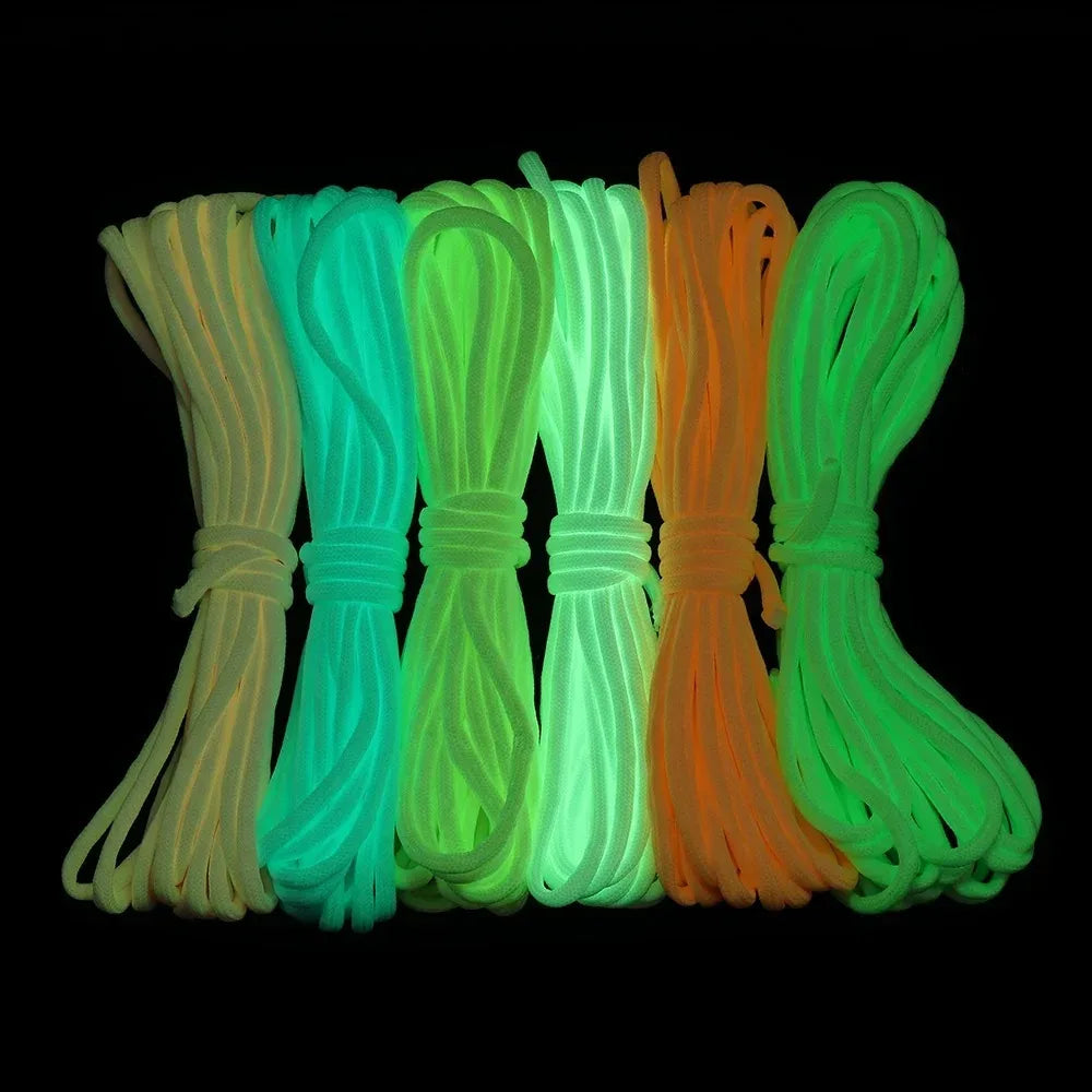 4mm Luminous Nylon Paracord 550 Tent Rope