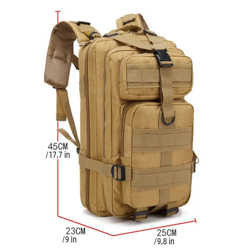 Tactical Camouflage Fishing Backpack – Outdoor 3P Pack