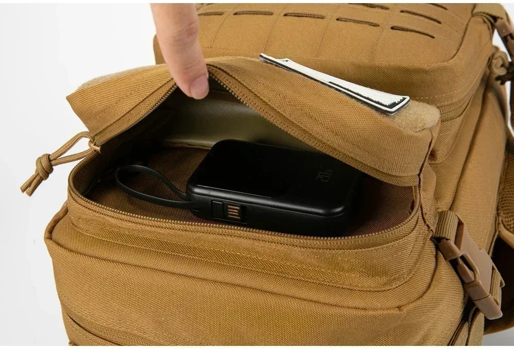 25L/45L Tactical MOLLE Backpack for Hiking & School