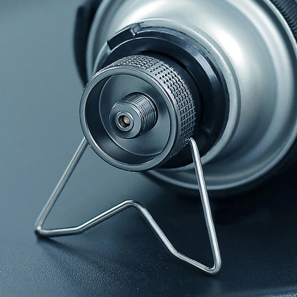 Butane Gas Adapter with Bracket for Camping Stove